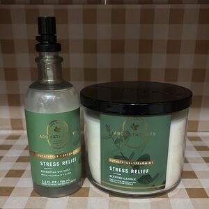 Therapy Aromatherapy Stress Relief Set - Green and Black